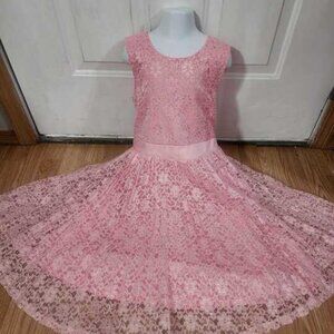 Pink Lace Dress